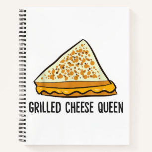 Carnet Fromage Grillé Queen Funny Fromage Grillé