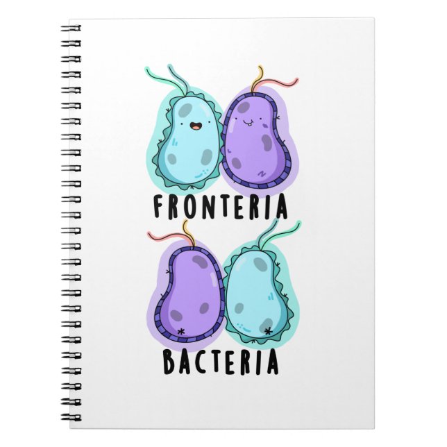 Carnet Fronteria Bactéries Funky Biology Pun (Devant)