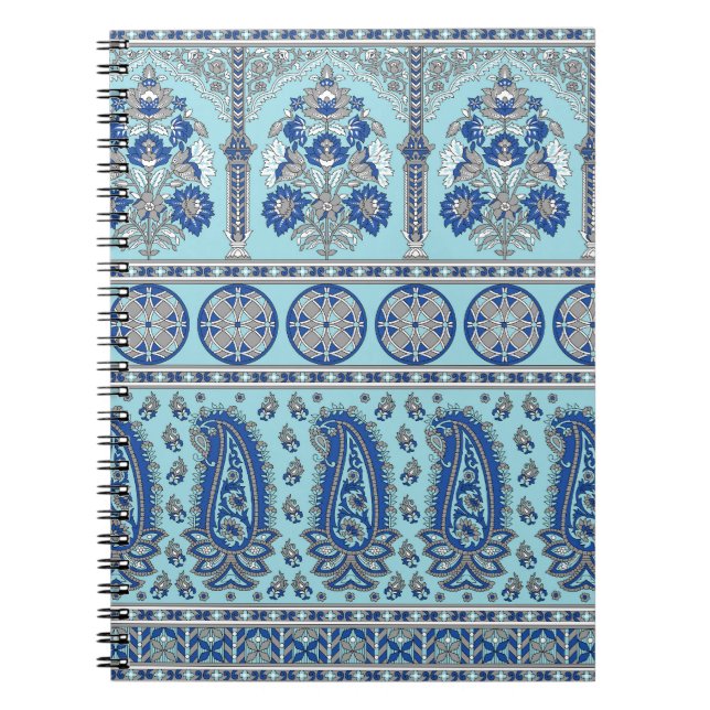 Carnet Frontière asiatique de Paisley : Design traditionn (Devant)