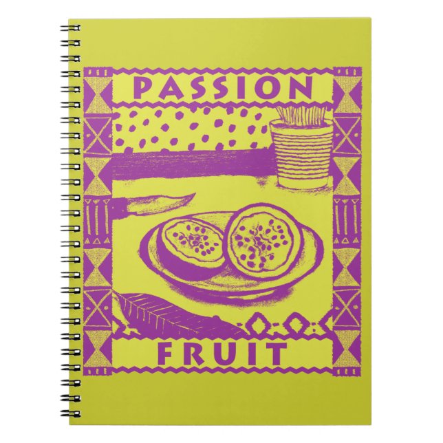Carnet Fruit de passion (Devant)