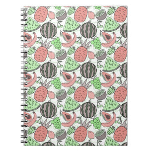 Carnet Fruit motif transparent   motif de surface de frui