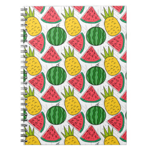 Carnet Fruit motif transparent motif de surface de frui