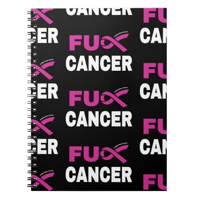 Carnet FU CANCER...Cancer du sein (Devant)