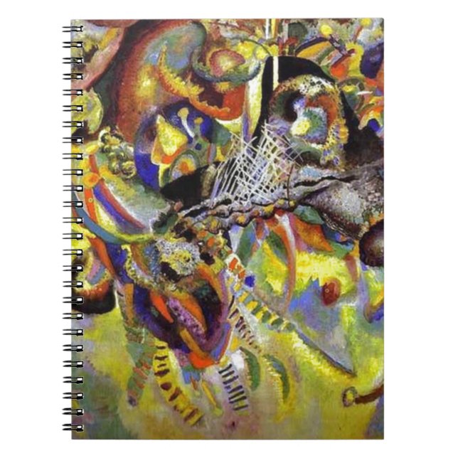 Carnet Fugue peinture Abstraite par Kandinsky (Devant)