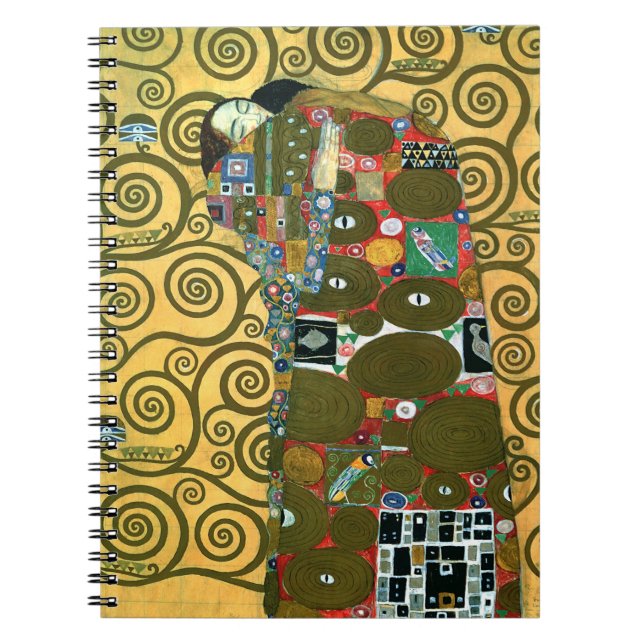 Carnet Fulfillment aka The Embrace par Gustav Klimt (Devant)