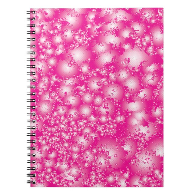 Carnet Fun PINK Abstrait Encre Super motif (Devant)