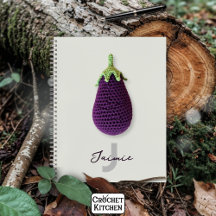 Fun Purple Moderne Minimal Crochet Nom de l'auberg
