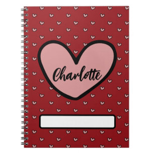 Carnet Fun Styliste Sweet Heart motif papeterie Cadeaux
