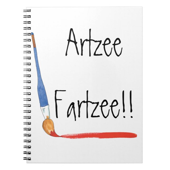Carnet Fun Super mignon Artzee Fartzee Spirale (Devant)