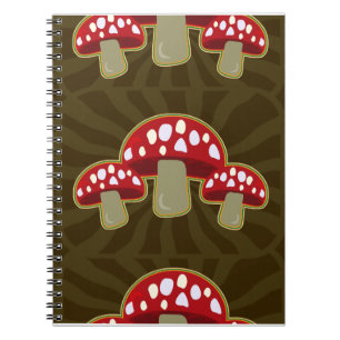 Carnet Funky Fungi Motif de champignons