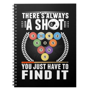 Carnet Funny Billiard Joke Cue Snooker Pool Joueur
