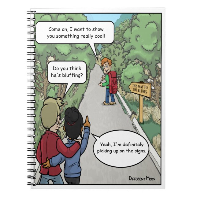 Carnet Funny Bluffant (Devant)