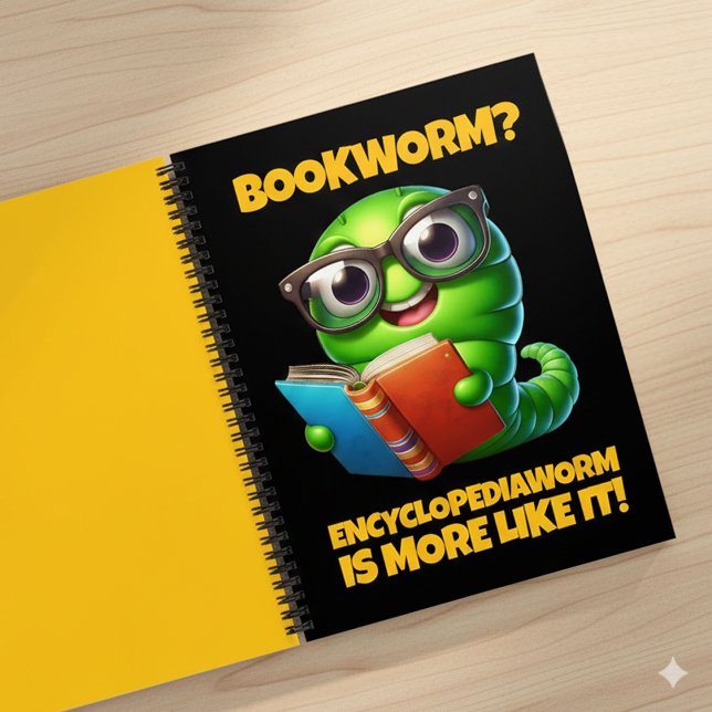 Carnet Funny Bookworm? Encyclopediaworm is More Like It! (Funny Bookworm? Encyclopediaworm is More Like It! Journal Cover Photo)