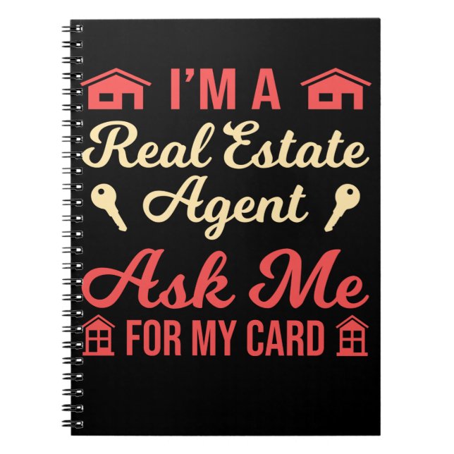 Carnet Funny Broker Agent immobilier (Devant)