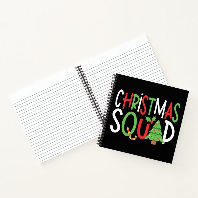 Carnet Funny Christmas Squad Famille Vacances (Intérieur)