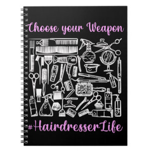 Carnet Funny Coiffeur Équipement Coiffeur Liste d'étoiles