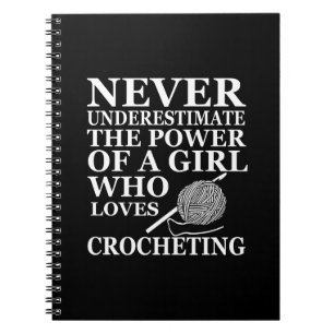 Carnet Funny crochet citation crocheters cadeau