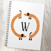 Funny Dachshund Saucisse Chien Monogramme