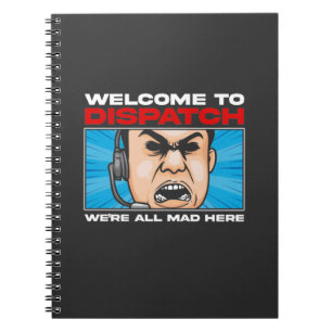 Carnet Funny Dispatcher urgence Communications 911