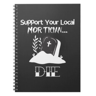 Carnet Funny Funeral Director Humour Mortician Support