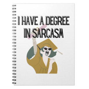 Carnet Funny Gift, Witty Humorous Gift, Graduation Gift