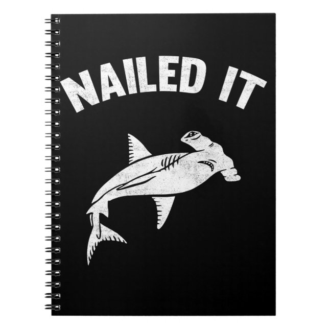 Carnet Funny Hammerhead Shark Pun (Devant)