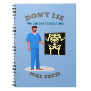 Carnet Funny IRM Tech Custom Radiologie Spécialité