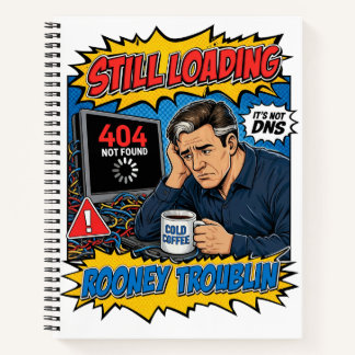 Carnet Funny IT Tech Humour loading Pop Art