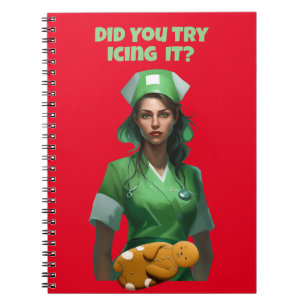 Carnet Funny Nurse Icing It Thunder_Cove