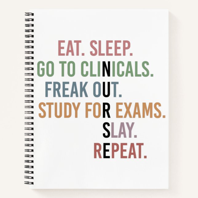 Carnet Funny Nurse School Student Future Nurse Cadfts (Devant)
