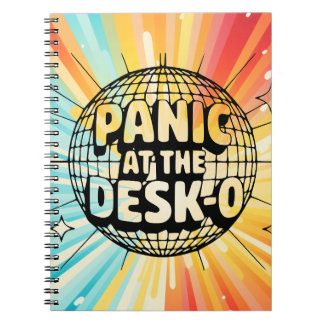 Carnet Funny Office Notebook-Panic at the Desk Disco Ball