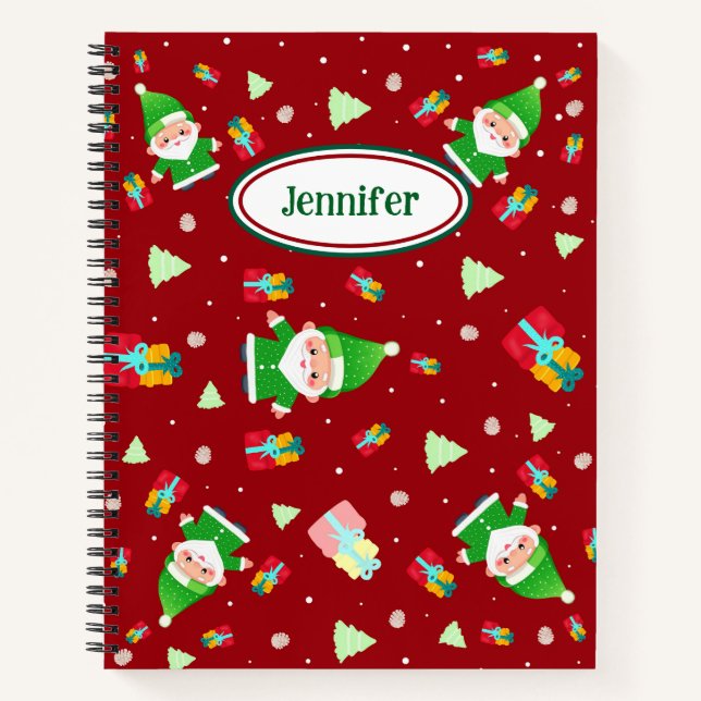 Carnet Funny Père Noël (Devant)