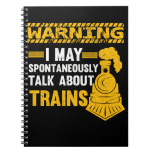 Carnet Funny Railfan Citation Trainspotter Train Lover Ra