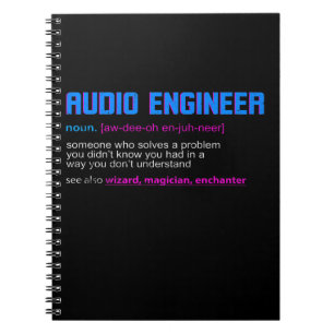 Carnet Funny Sound Engineer Audio Engineer