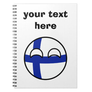 Carnet Funny Trending Geeky Finlande Country