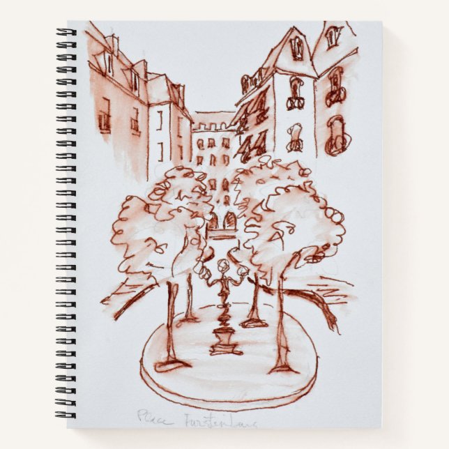 Carnet Furstenberg, Eglise Saint-Germain-des-Prés, Paris (Devant)