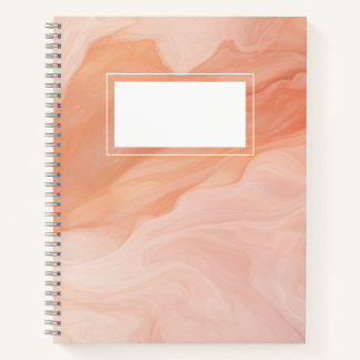 Carnet Fusz fleur de marbre abstrait