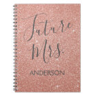 Futur Mme Rose Gold Blush Pink Sparkle Parties sci