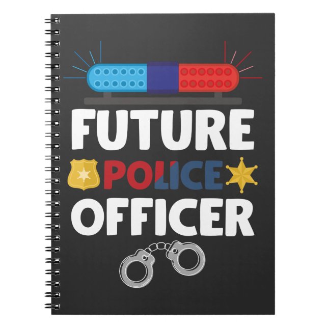 Carnet Futur officier de police Costume policier enfant (Devant)
