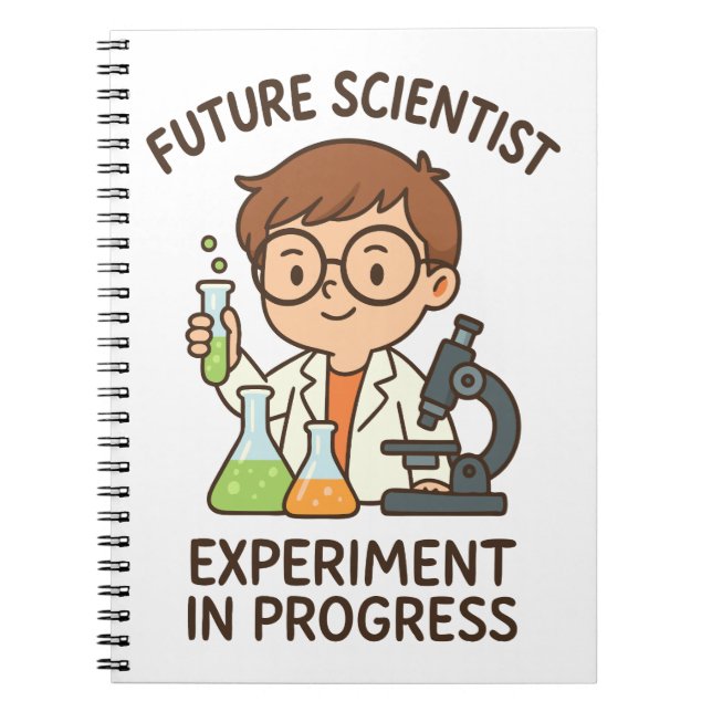 Carnet Futur scientifique - Expérience en cours (Devant)