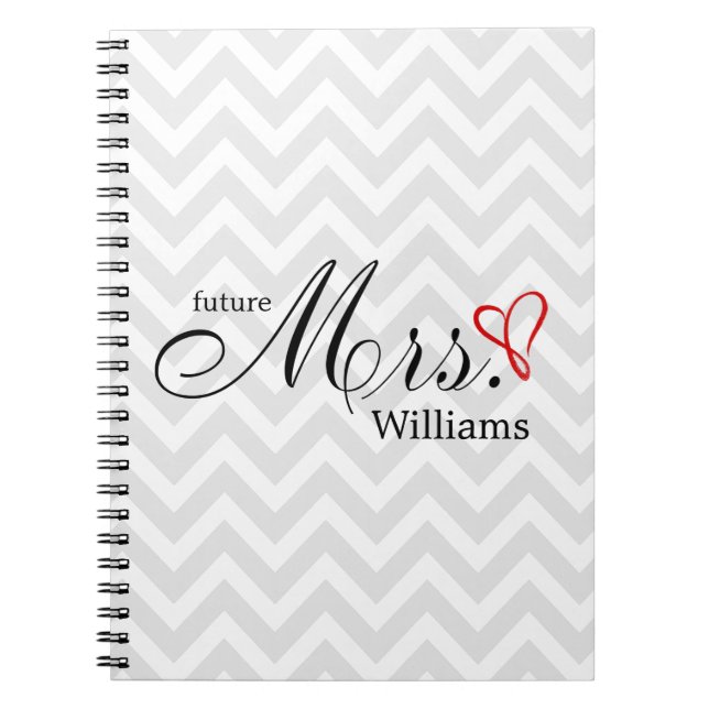 Carnet Future Mme wedding planner de coeur griffonnée par (Devant)