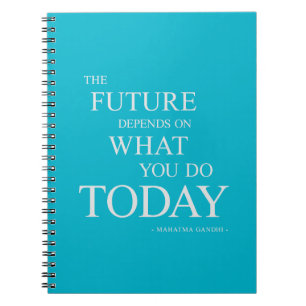 Carnet Future note de motivation inspirée de citation