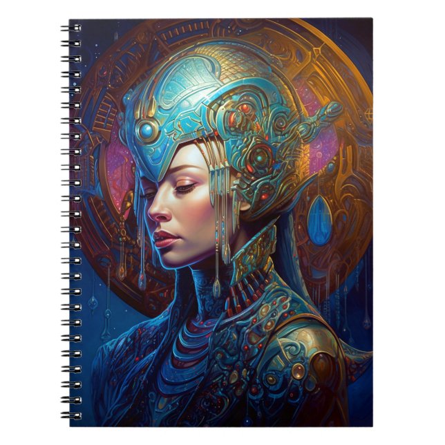 Carnet Galactique Queen Science Fiction Imaginaire Art (Devant)