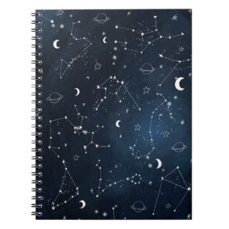 Carnet Galaxy Constellations Sky Astronomy Stars Planets