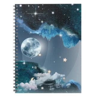 Carnet Galaxy Moon Journal/Carnet scolaire 
