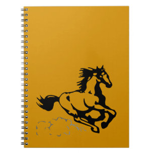 Carnet Galloping Horse sauvage et libre