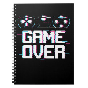 Carnet Gamer de contrôleur Vaporwave de jeu esthétique