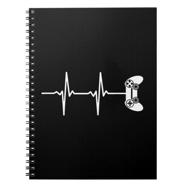 Carnet Gamer Heartbeat (Devant)