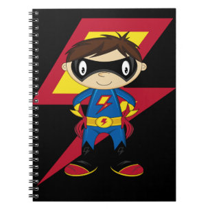 Carnet Garçon mignon de super héros