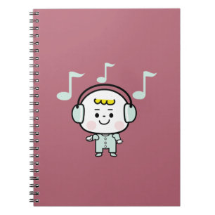 Carnet garçon musical